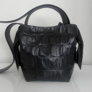 Brand New Black Acne Studios Musubi Mini Leather Handbag